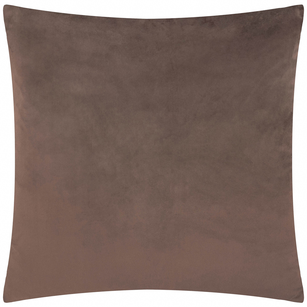 Furn Softie Cinnamon and Chocolate Checkerboard Quilted Reversible Cushion 50 x 50cm Image 2