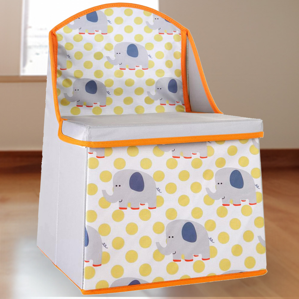 Premier Housewares Kids Elephant Storage Seat Image 1