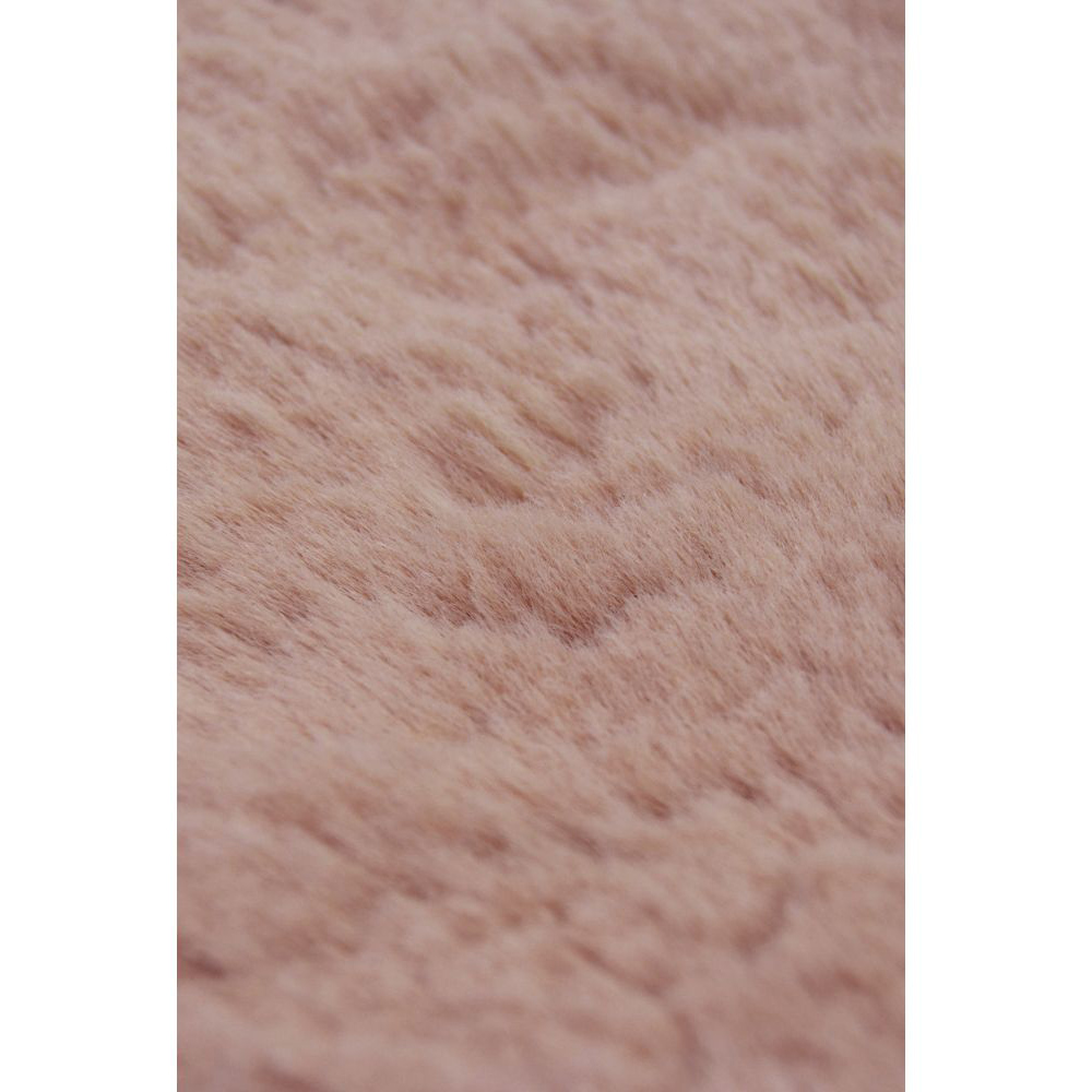 Homemaker Luxurious Faux Fur Blush Rug 70 x 90cm Image 3