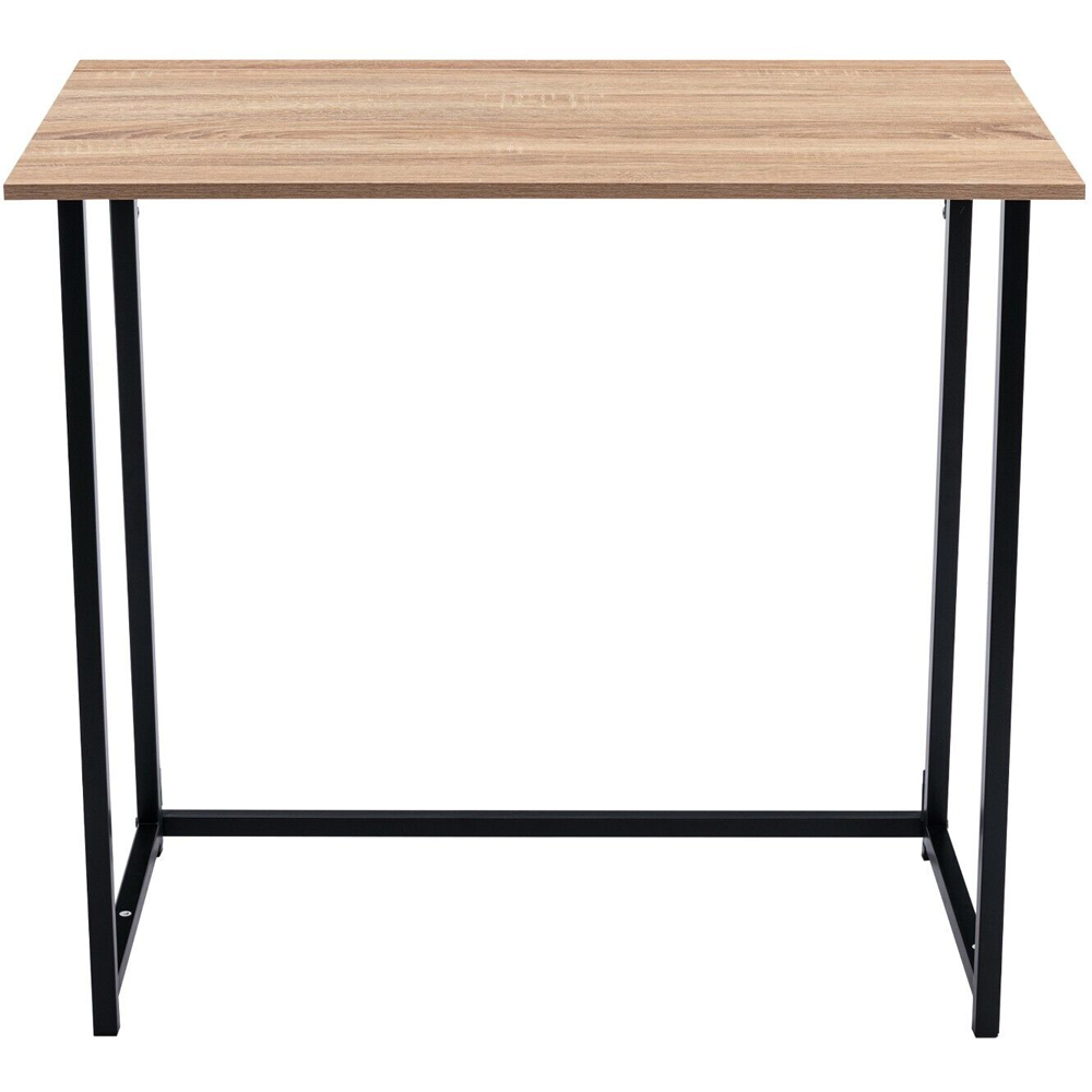 Boston Foldable Computer Desk Natural Image 3