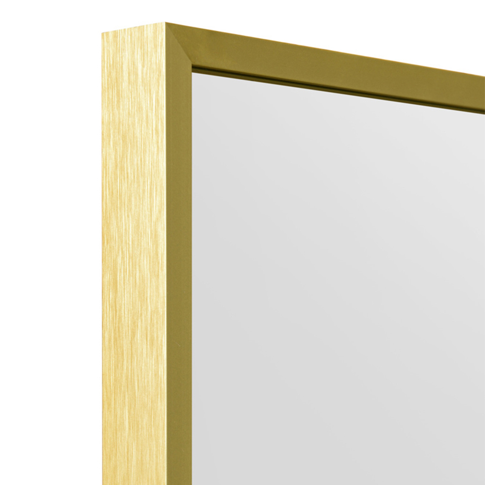 The Artus Gold Aluminium Wall Mirror 120 x 80cm Image 5