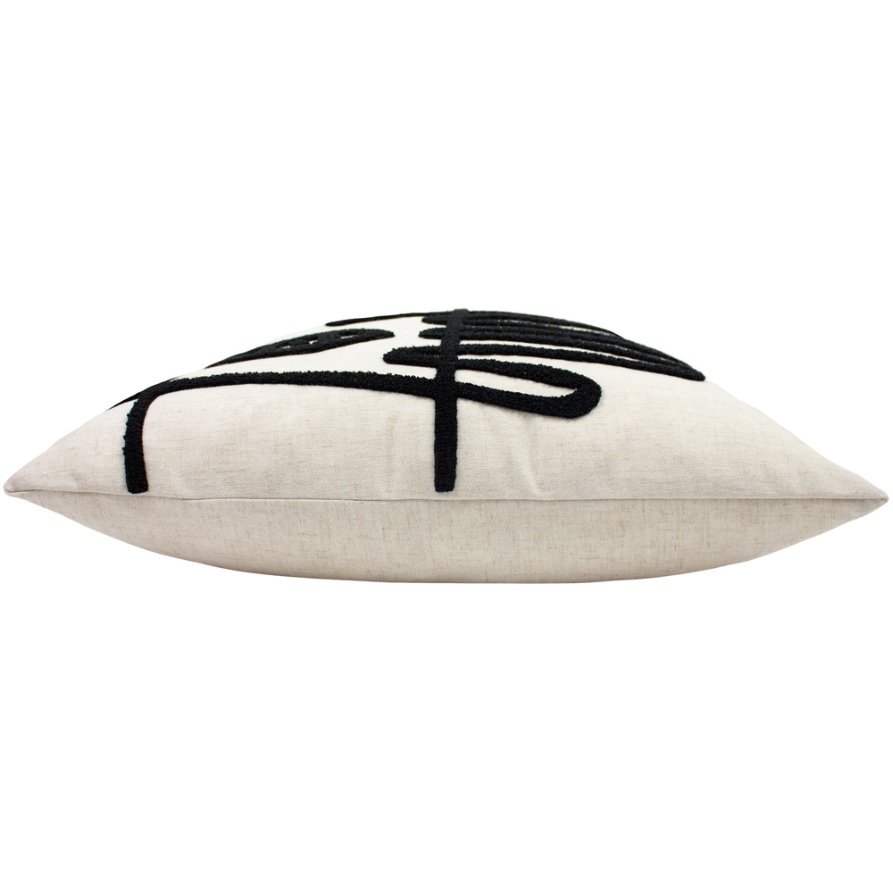 furn. Mono Face Linen Cushion Image 3