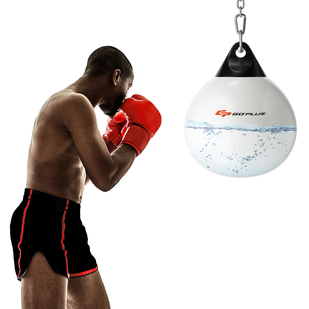 Costway White Water Punching Bag with Water Injector Image 2