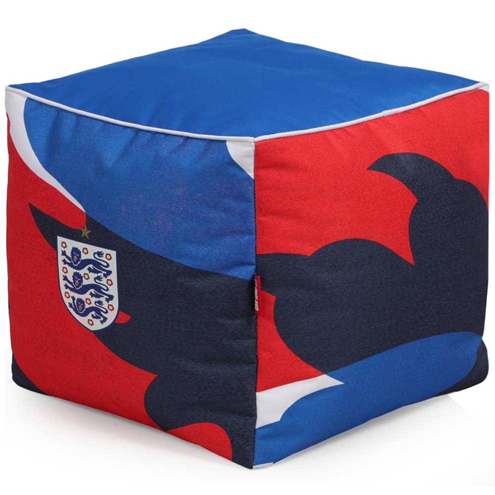 Kaikoo England FA Football Blue Top Printed Sides Cube Image 2