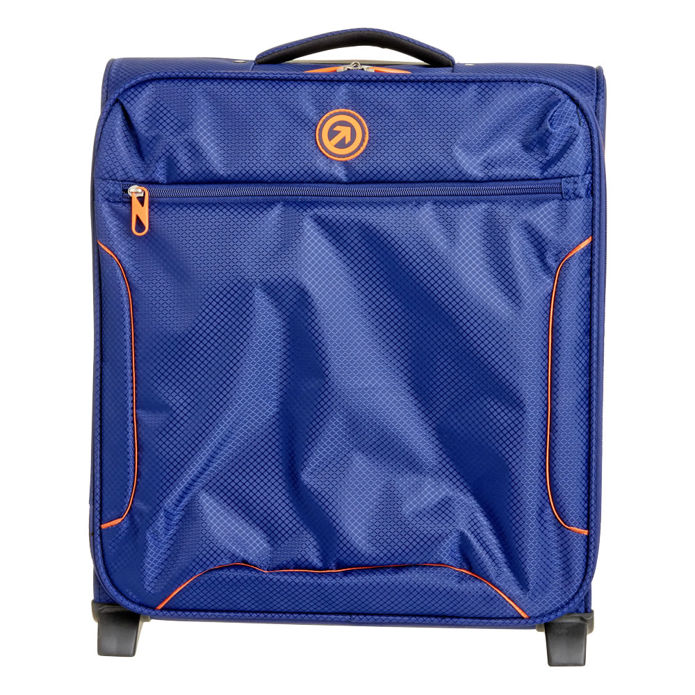 Wilko Ultralite Blue Cabin Case 20in Image 1