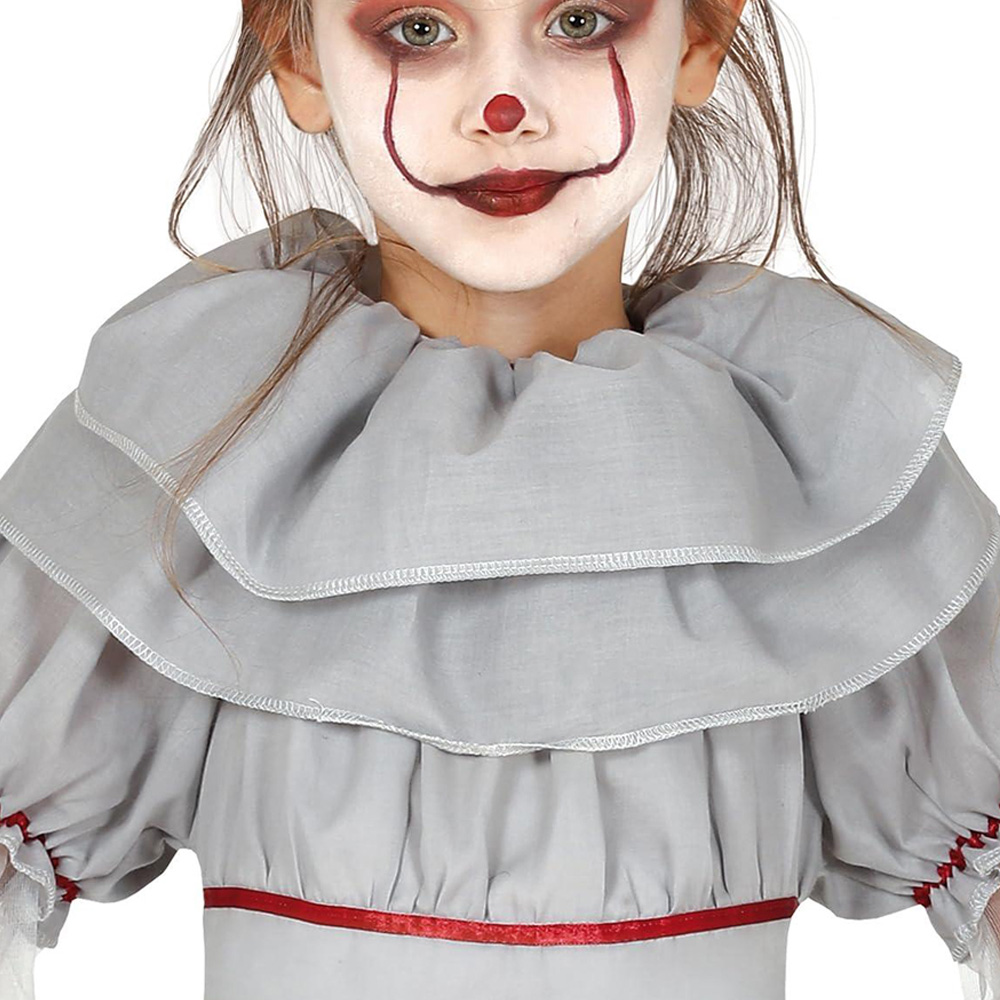 Fiestas Guirca White and Red Scary Clown Halloween Costume 7 to 9 Years Image 3