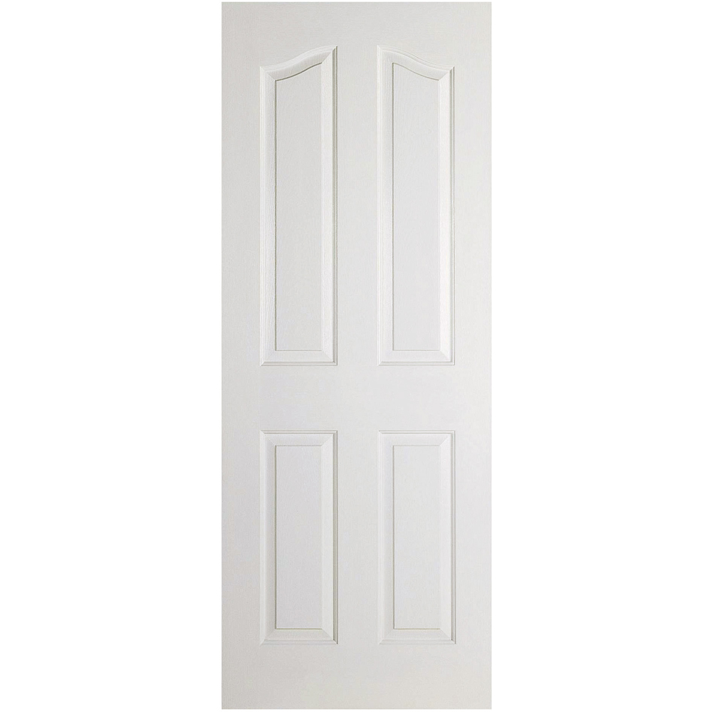 LPD Doors Mayfair White Moulded 4 Panel Internal Door 1981 x 610mm Image 1
