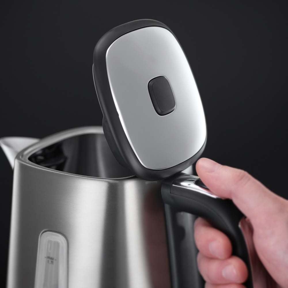 Russell Hobbs 23211 Moonlight Grey Luna Quiet Boil 1.7L Kettle Image 2