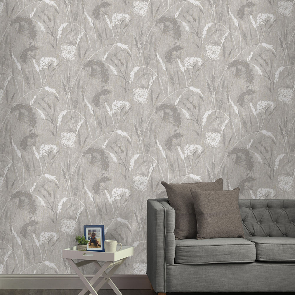 Holden Decor Pappus Grey Wallpaper Image 3