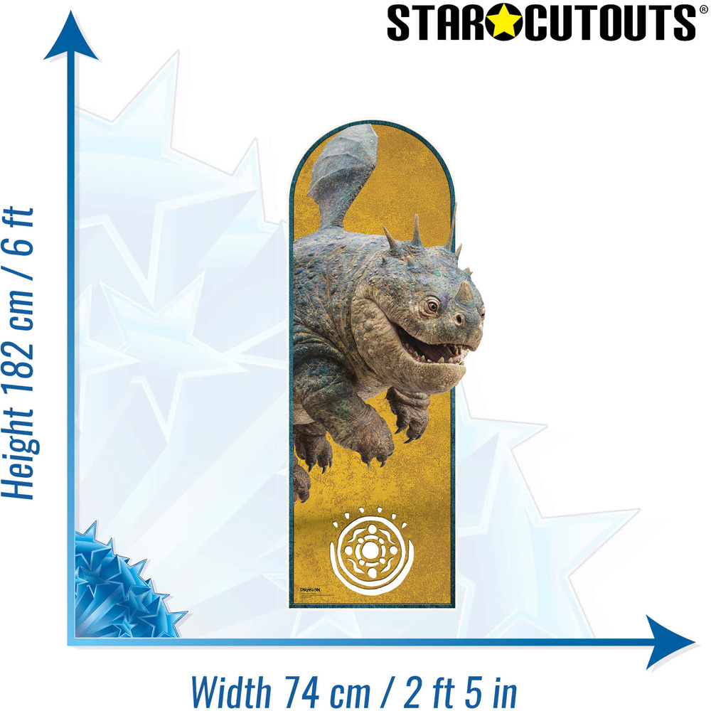 Star Cutouts Gronckle Sailboard Cardboard Cutout 6ft Image 6
