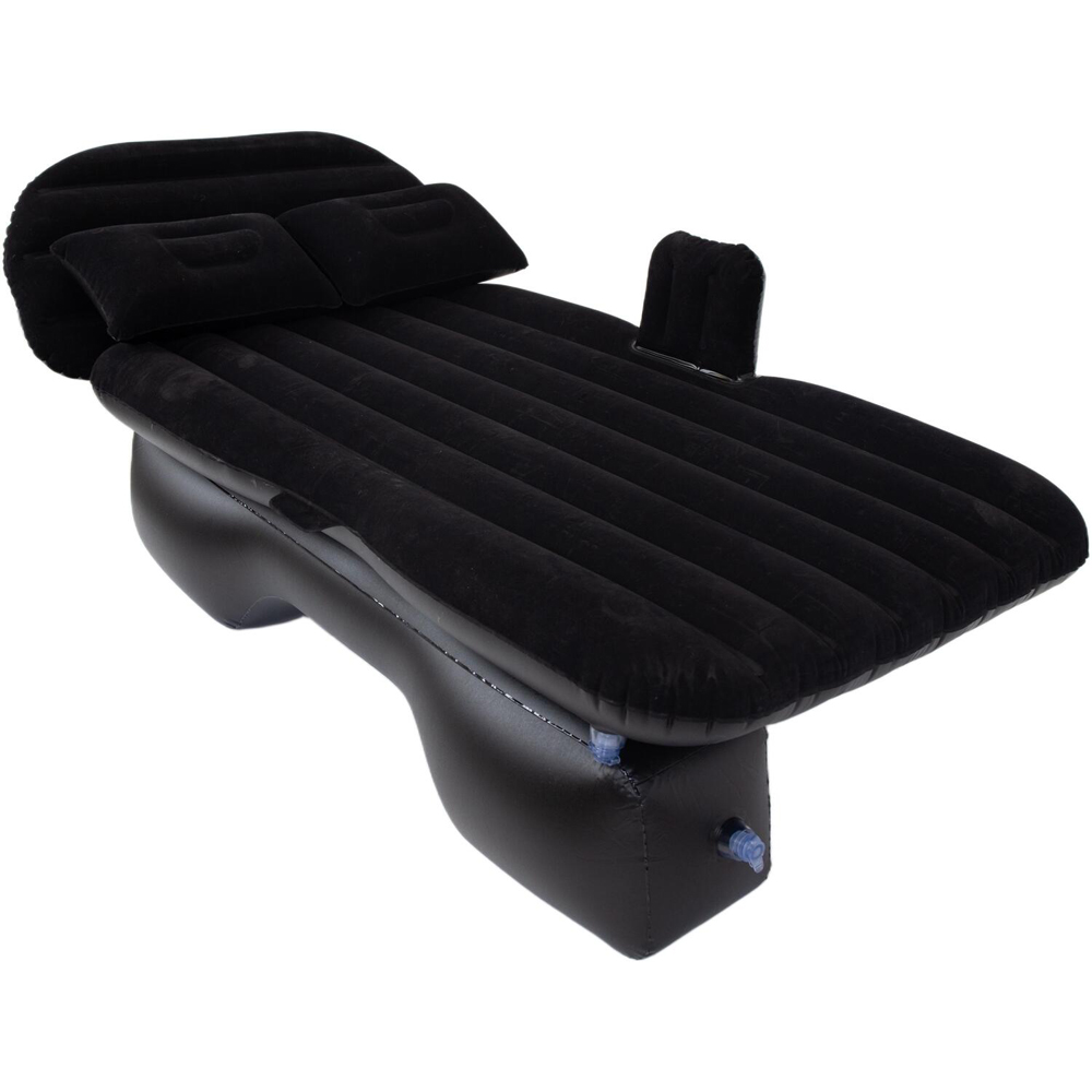 Car Travel Flocked Airbed Set Black Image 3