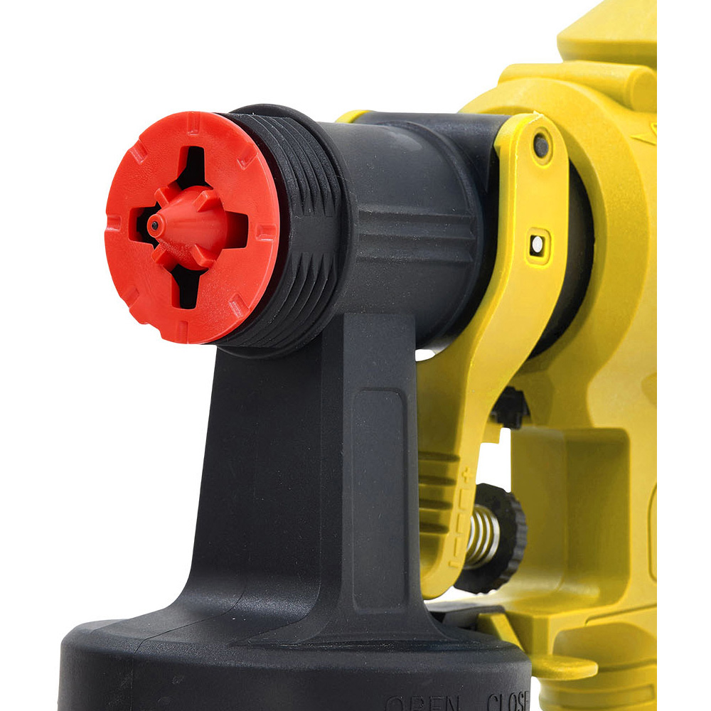 Living and Home 800W Yellow Electric Paint Sprayer Gun with 4 Nozzles Image 4