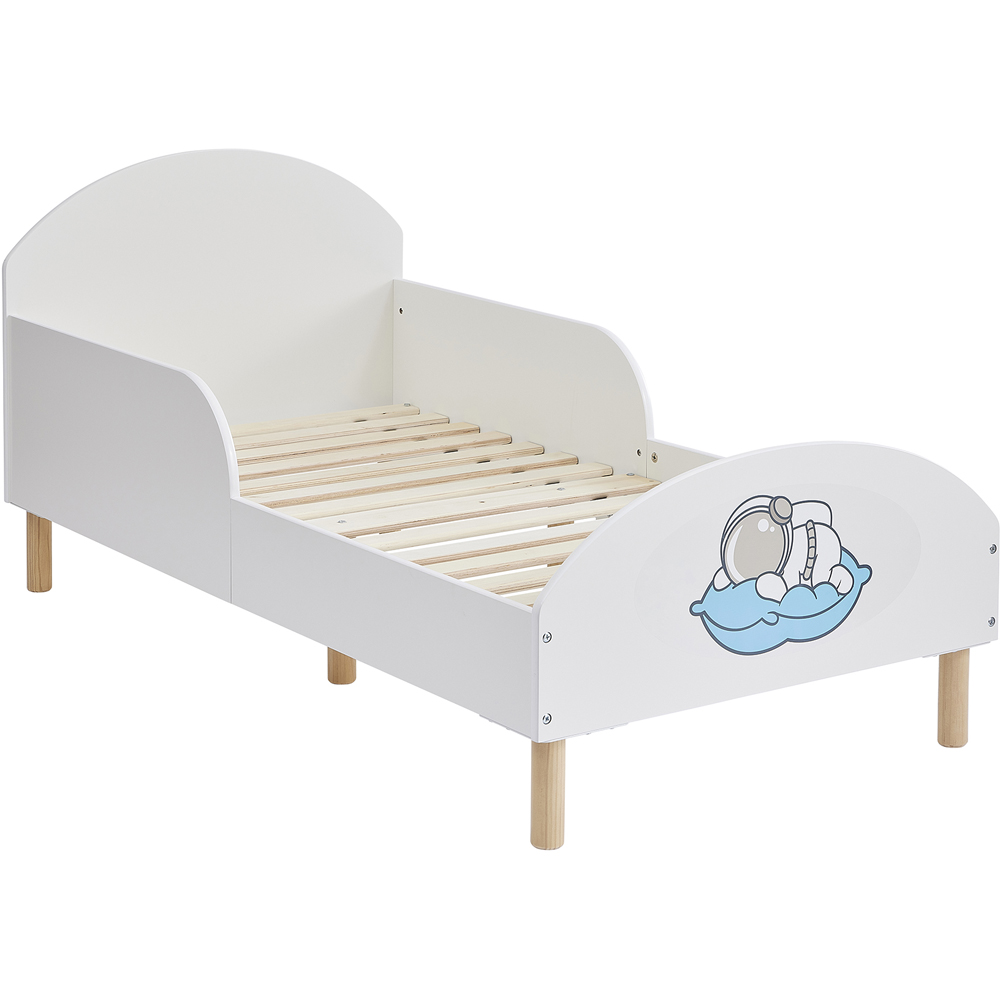 Liberty House Toys Spaceman White Toddler Bed Image 3