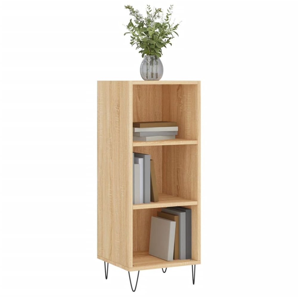 vidaXL 3 Shelf Sonoma Oak Sideboard Image 3