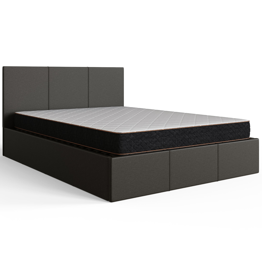 GFW Small Double Grey Side Lift Ottoman Bed Image 2
