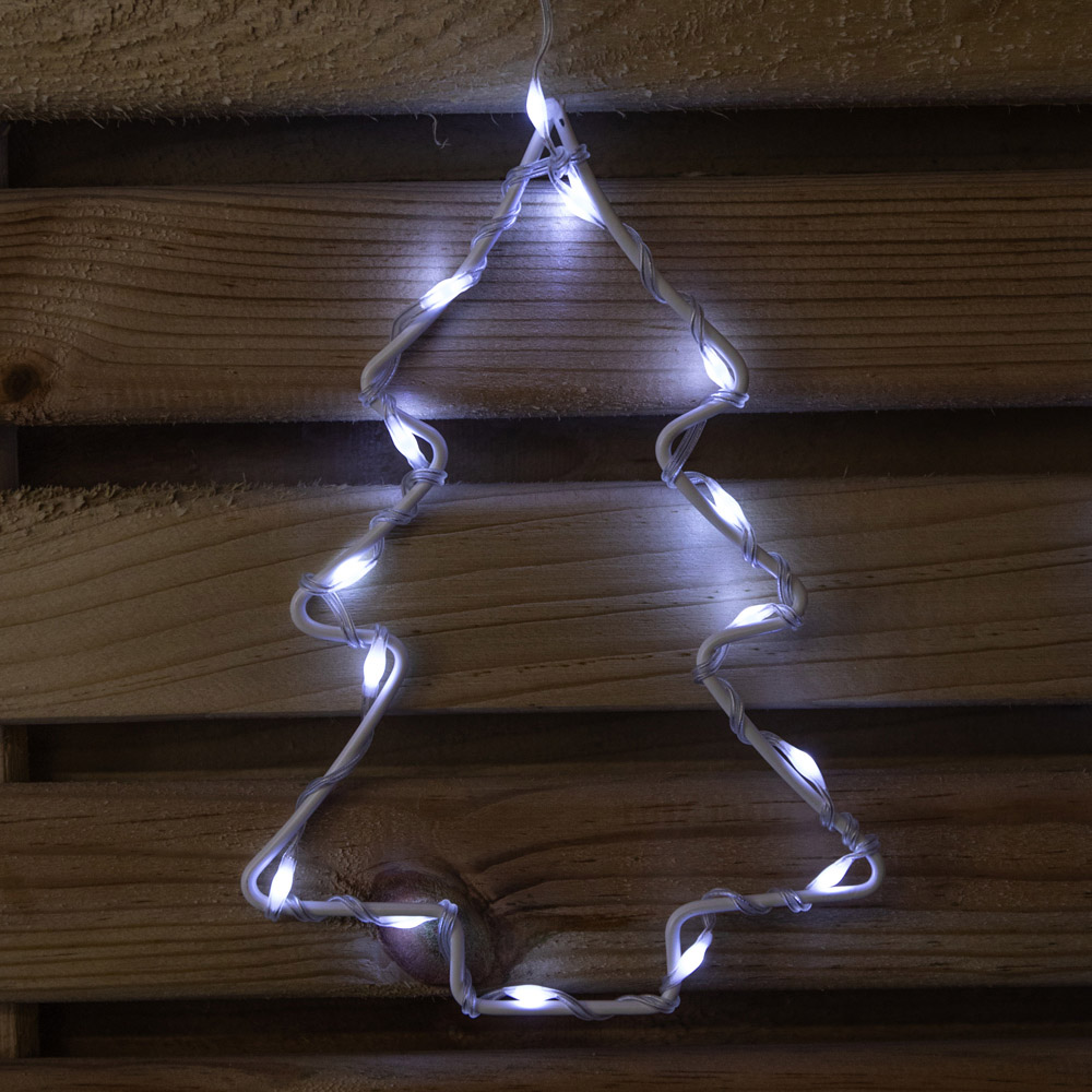 Samuel Alexander 327 Cool White LED Christmas Window Curtain Light 1.2 x 1.1m Image 9