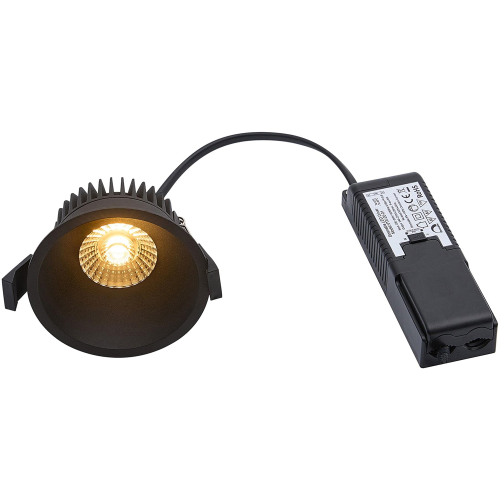 Nordlux Albric Black LED Downlight Image 1