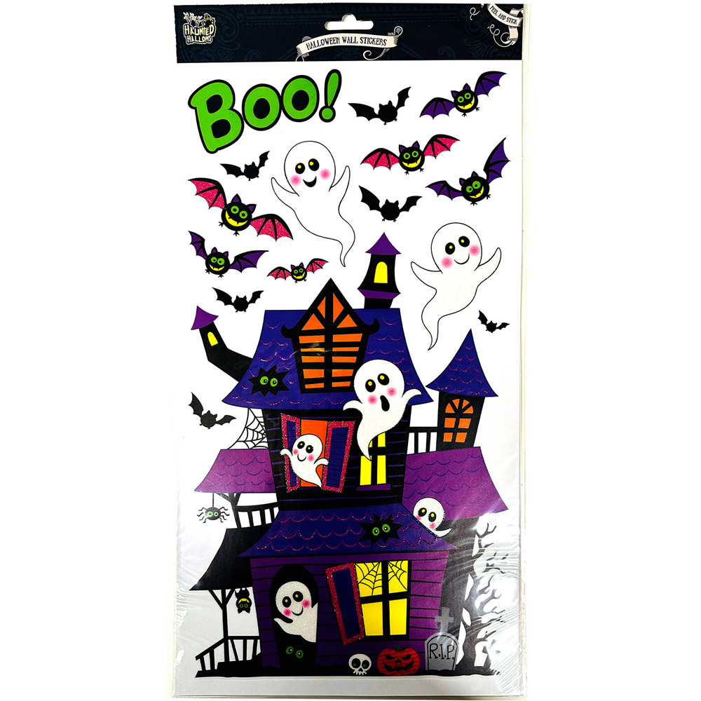 Haunted Hallows Halloween Wall Stickers Image 1