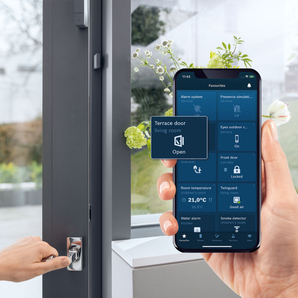 Bosch Anthracite Smart Wireless Home Door and Window Contact II Plus Image 5