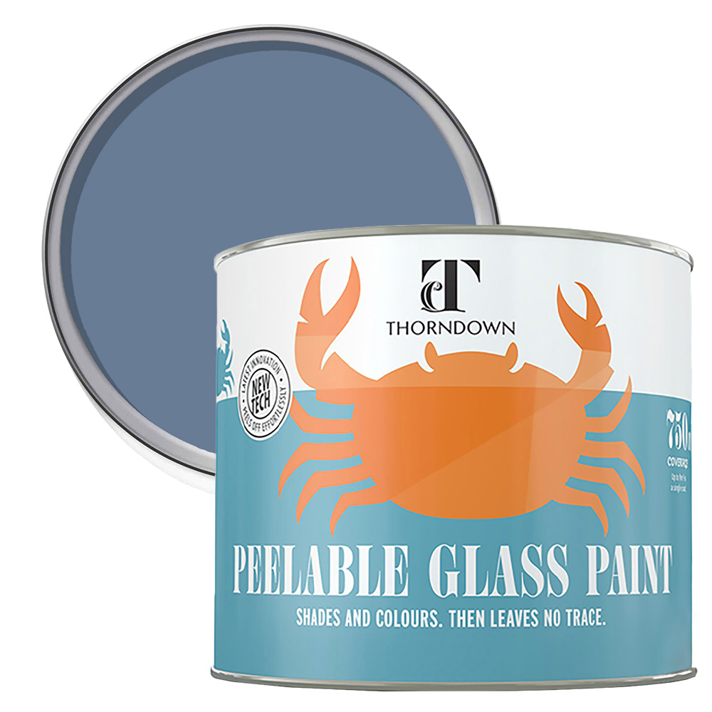 Thorndown Peregrine Blue Peelable Glass Paint 750ml Image 1