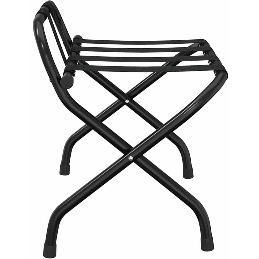 Walplus Black Luggage Rack with Backrest 52 x 56 x 39cm Image 5
