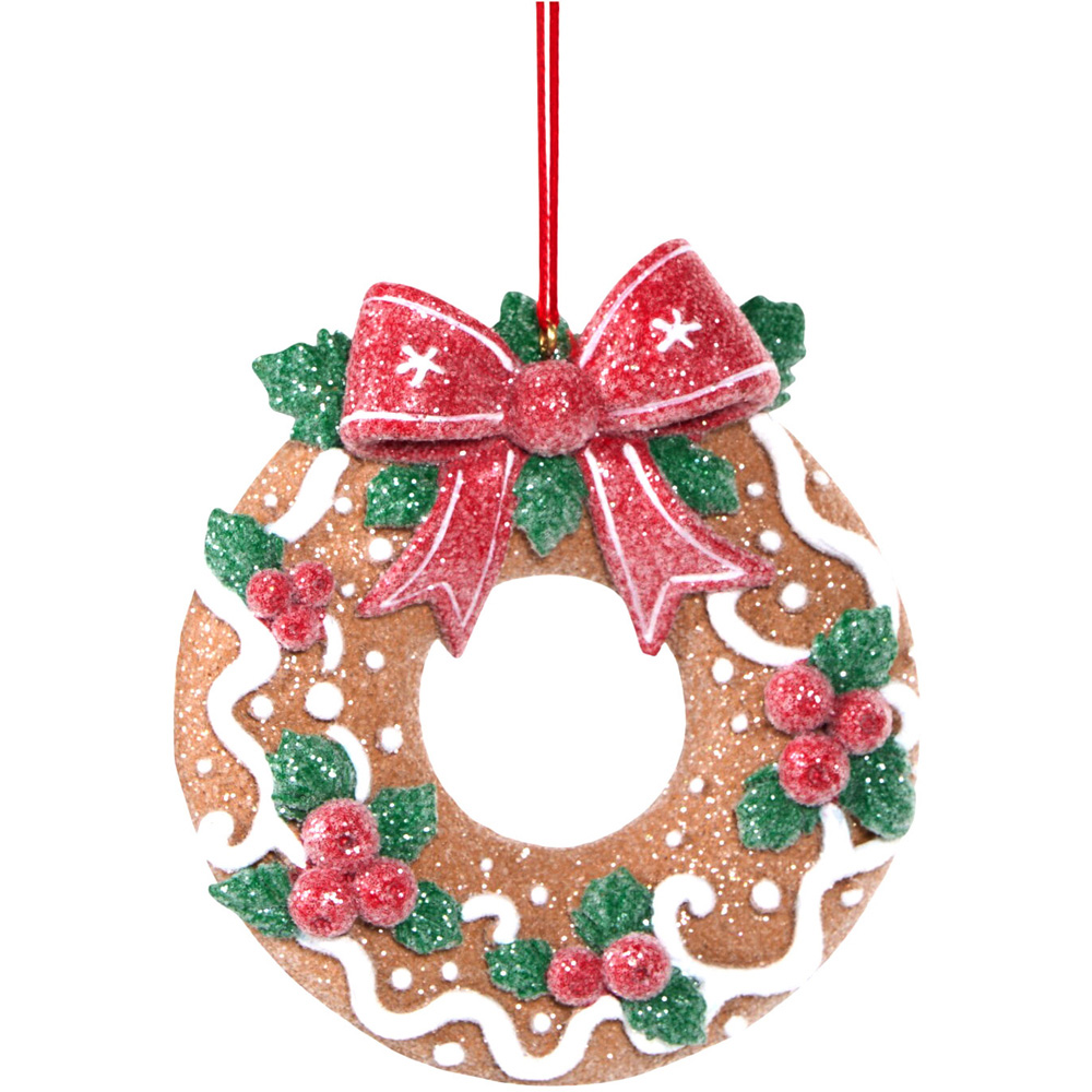 Iced Gingerbread Hanging Decoration Image 7