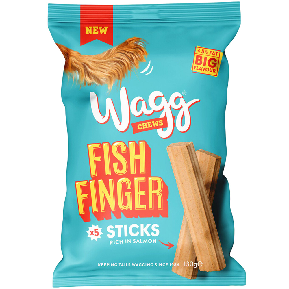 Wagg Chews Fish Finger Sticks Dog Treats Image 1