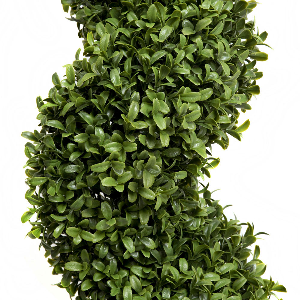 GreenBrokers Artificial Spiral Boxwood Topiary Tree 120cm 2 Pack Image 3