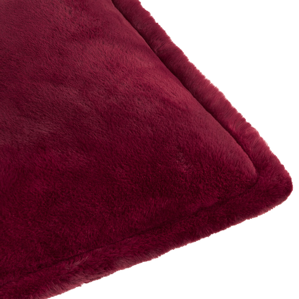 Furn Kallu Berry Faux Fur Cushion 55 x 55cm Image 4