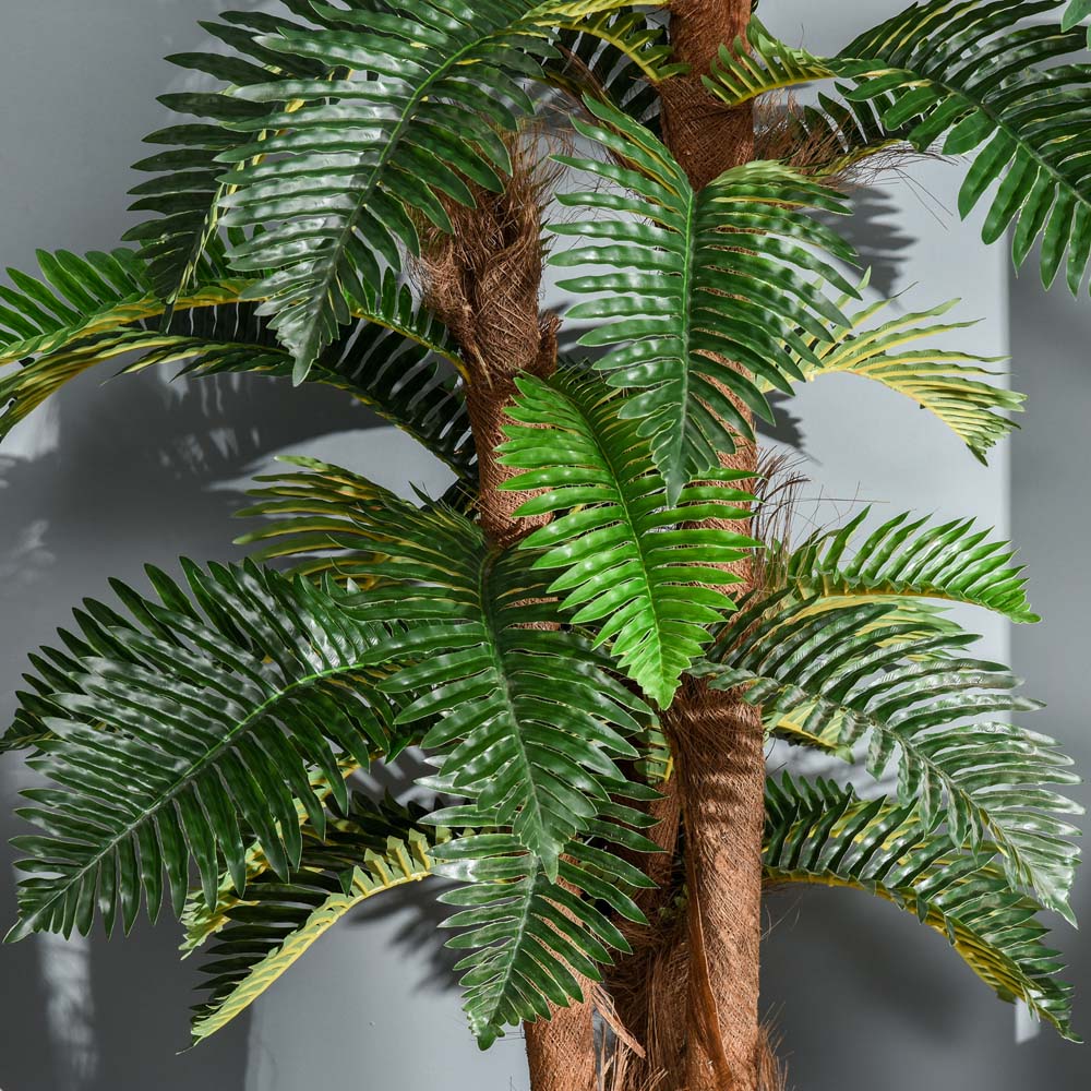 Outsunny Fern Tree Artificial Plant In Pot 5ft Image 7