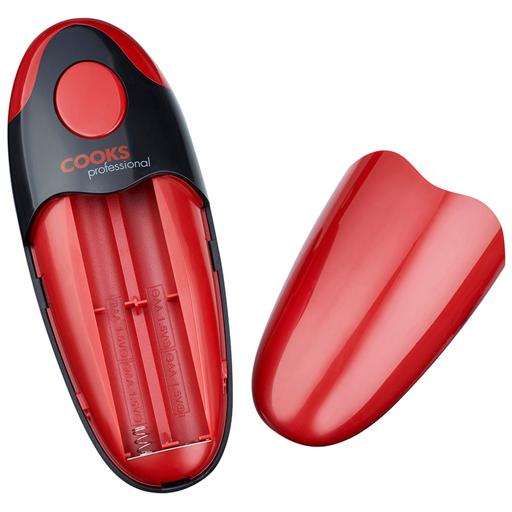 Cooks Professional K184 Red and Black Automatic Can Opener Image 6
