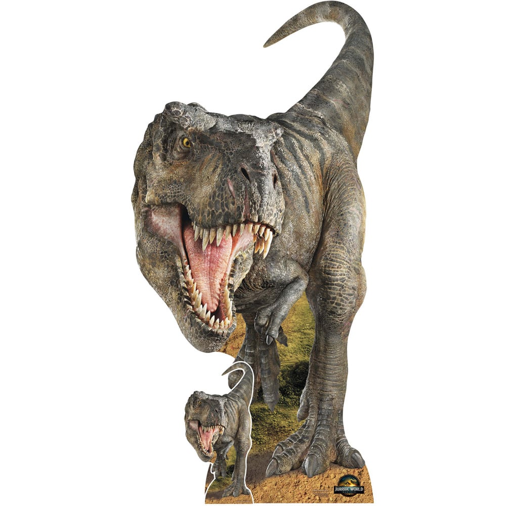 Star Cutouts Jurassic World Rebirth Tyrannosaurus Rex Dinosaur Cardboard Cutout 6ft Image 1