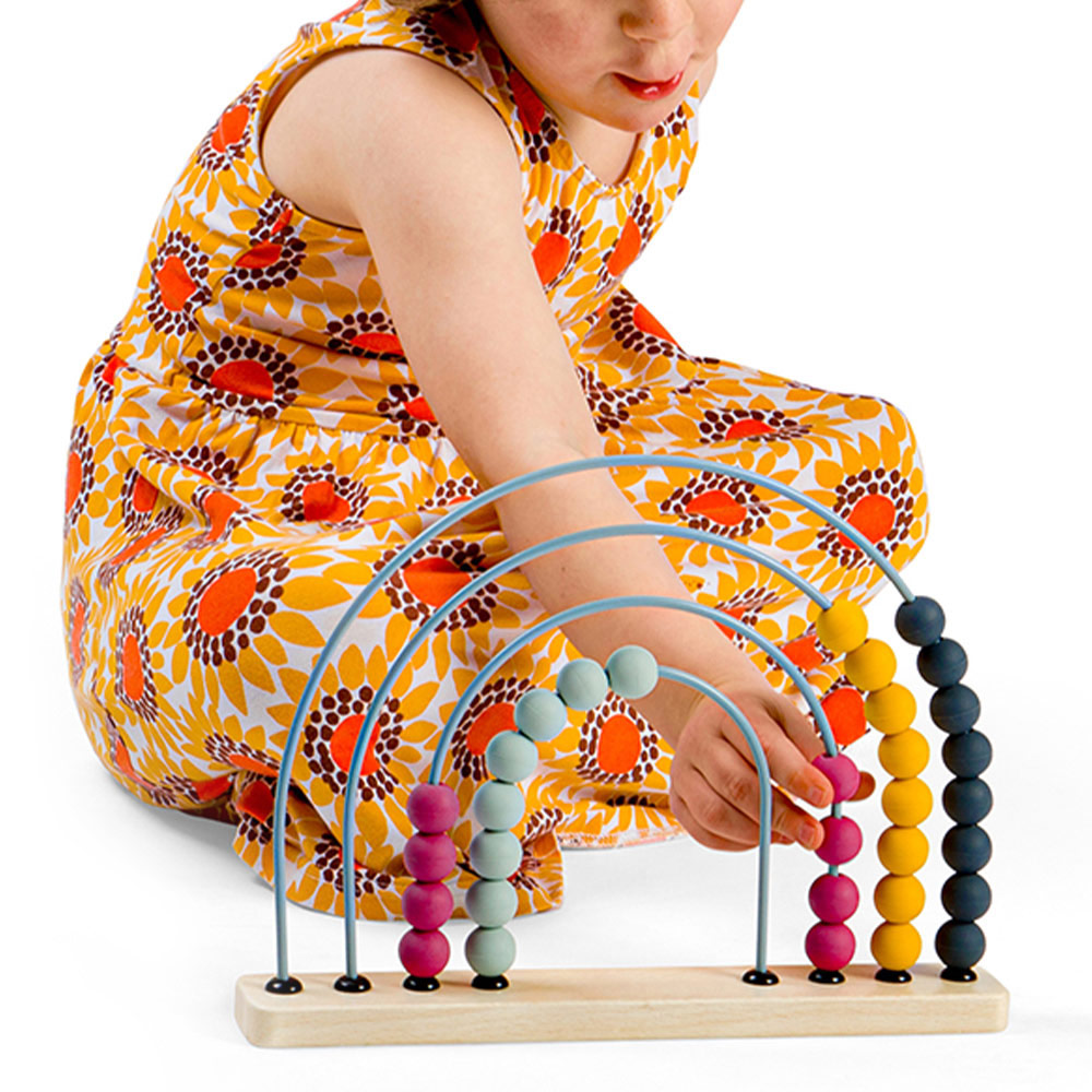 Bigjigs Toys Wooden Rainbow Abacus Image 2
