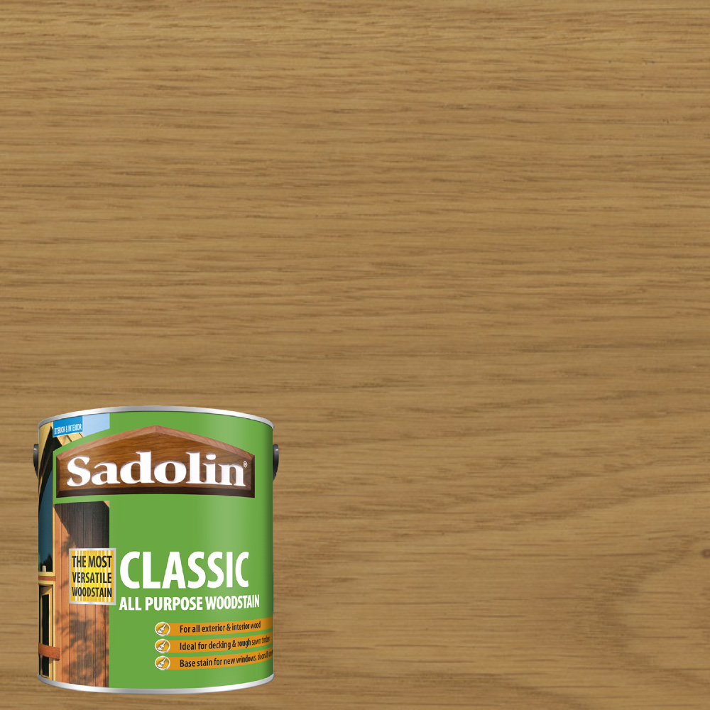 Sadolin Classic Light Oak All Purpose Matt Finish Woodstain 1L Image 4
