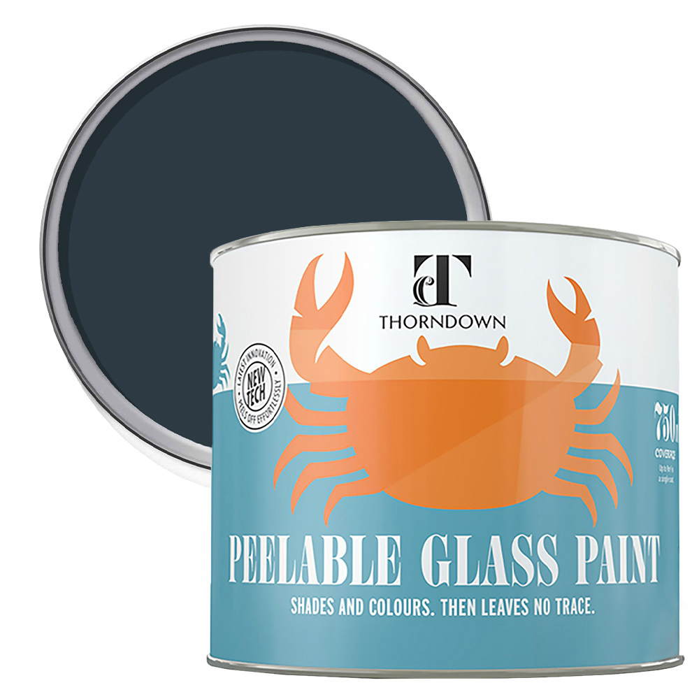 Thorndown Bishop Blue Peelable Glass Paint 750ml Image 1