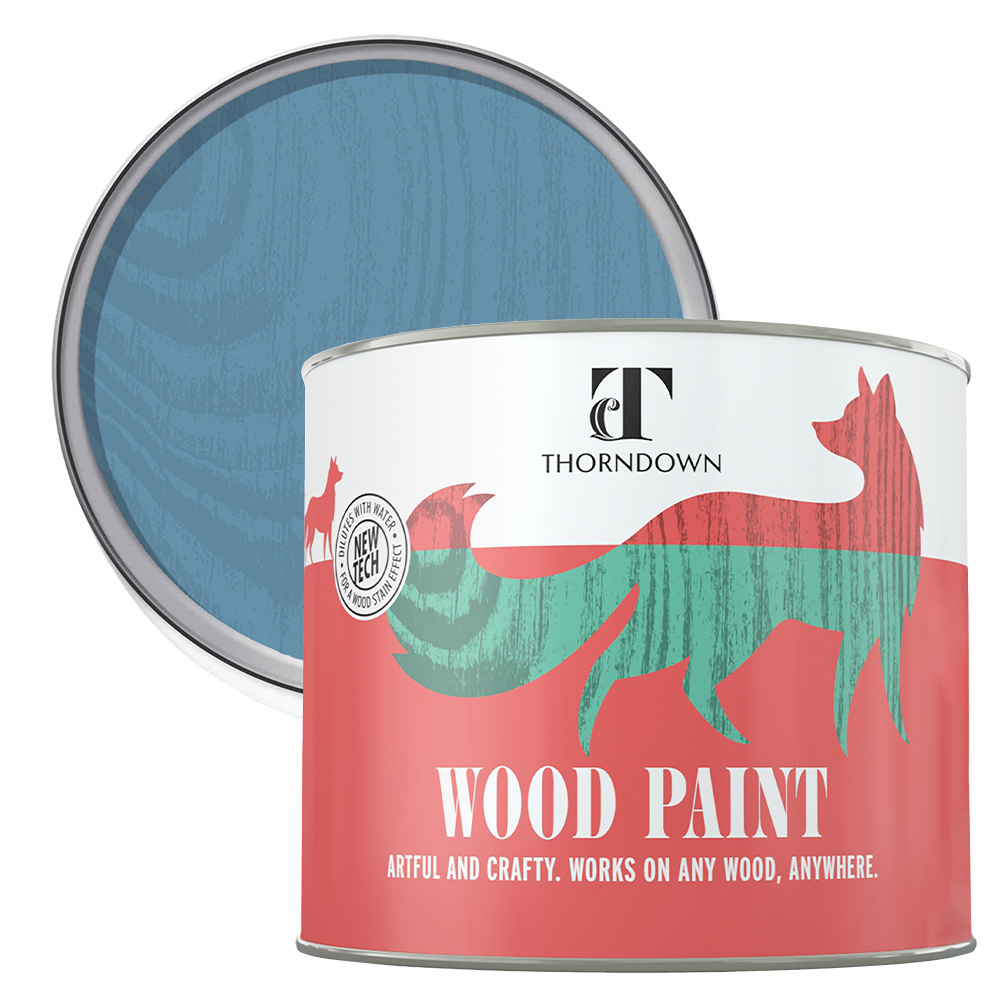 Thorndown Squirrel Blue Satin Wood Paint 750ml Image 1