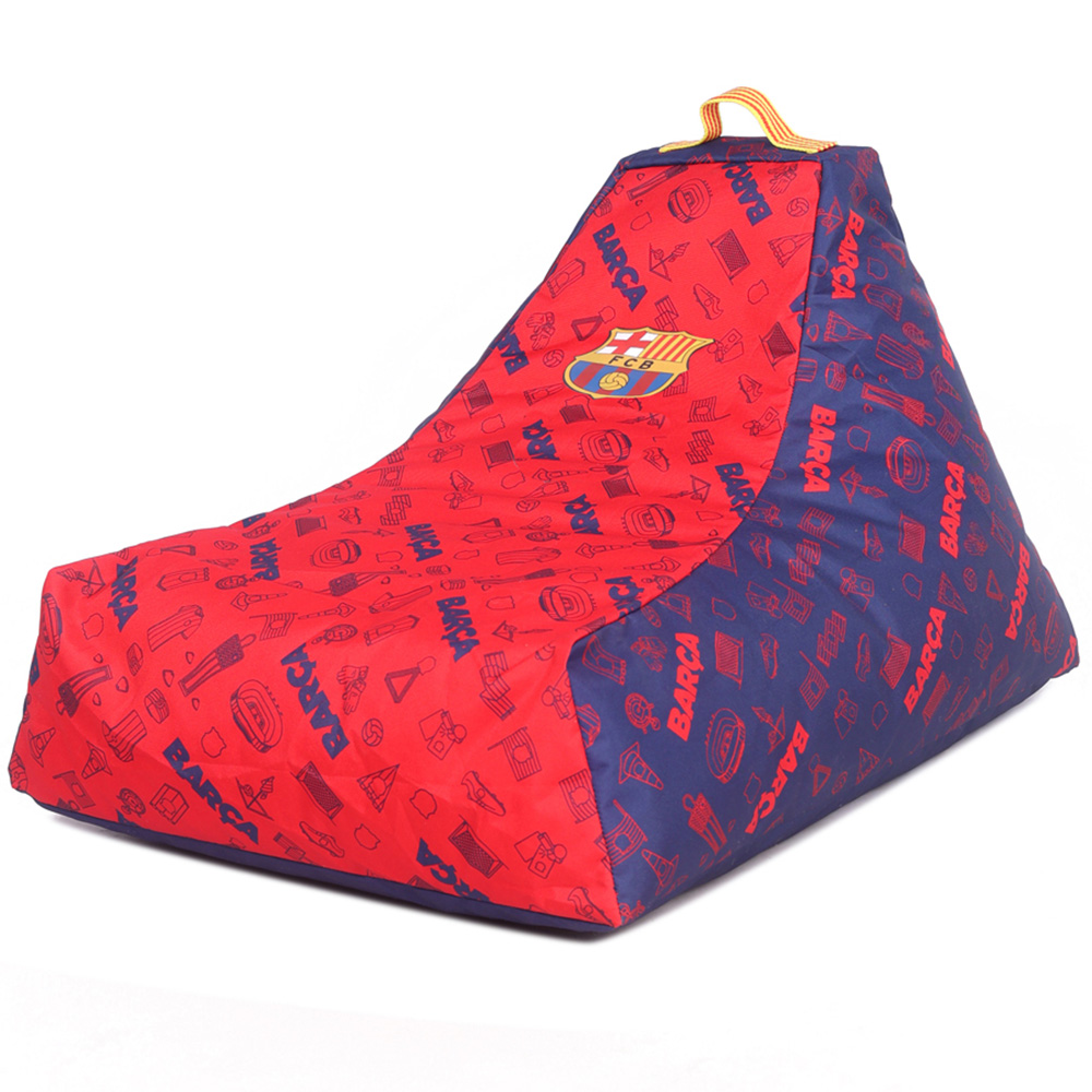Kaikoo Barcelona Blue and Red Print Kids Tripod Chair Image 3