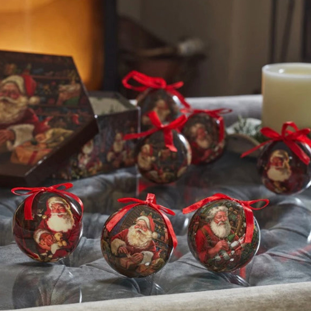 Marco Paul Santas Workshop Vintage Bauble 7 Pack Image 3