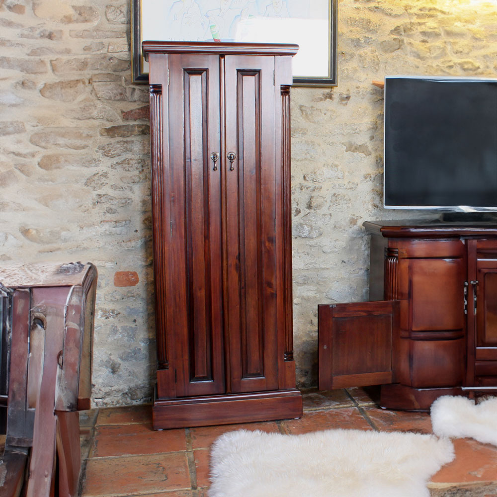 Baumhaus La Roque 2 Door CD and DVD Storage Cabinet Image 2