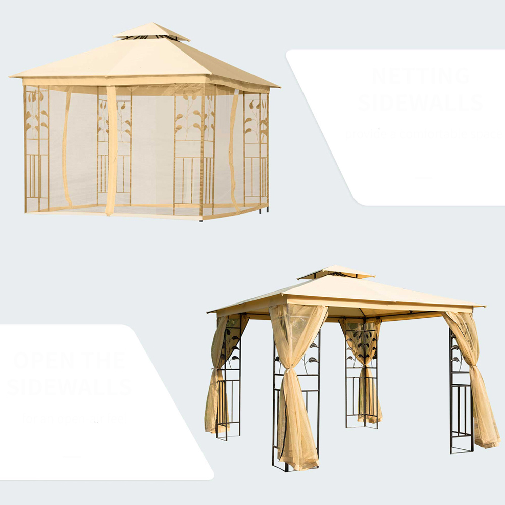 Metal Gazebo Marquee Tent Shelter Image 5