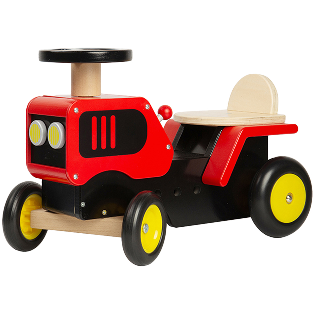 Bigjig Toys Ride-On Tractor Red Image 3