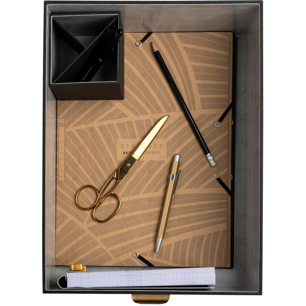 Exacompta OfficeByMe Black Storage Box Set of 3 Image 7