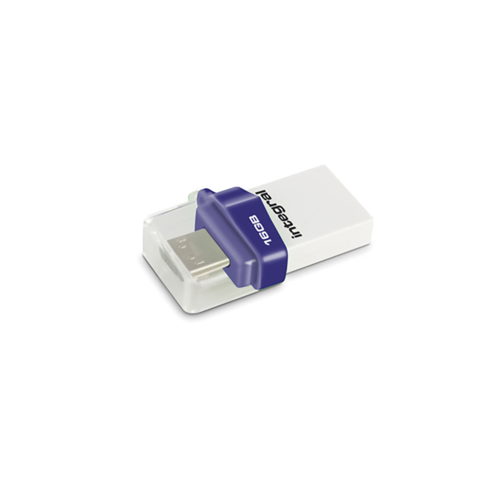 Integral 16GB Micro Fusion USB 2.0 Flash Drive Image 1