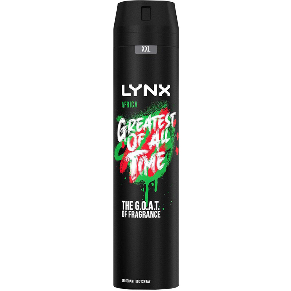 Lynx Africa Deodorant Body Spray 250ml and Shower Gel 500ml 6 Pack Image 2