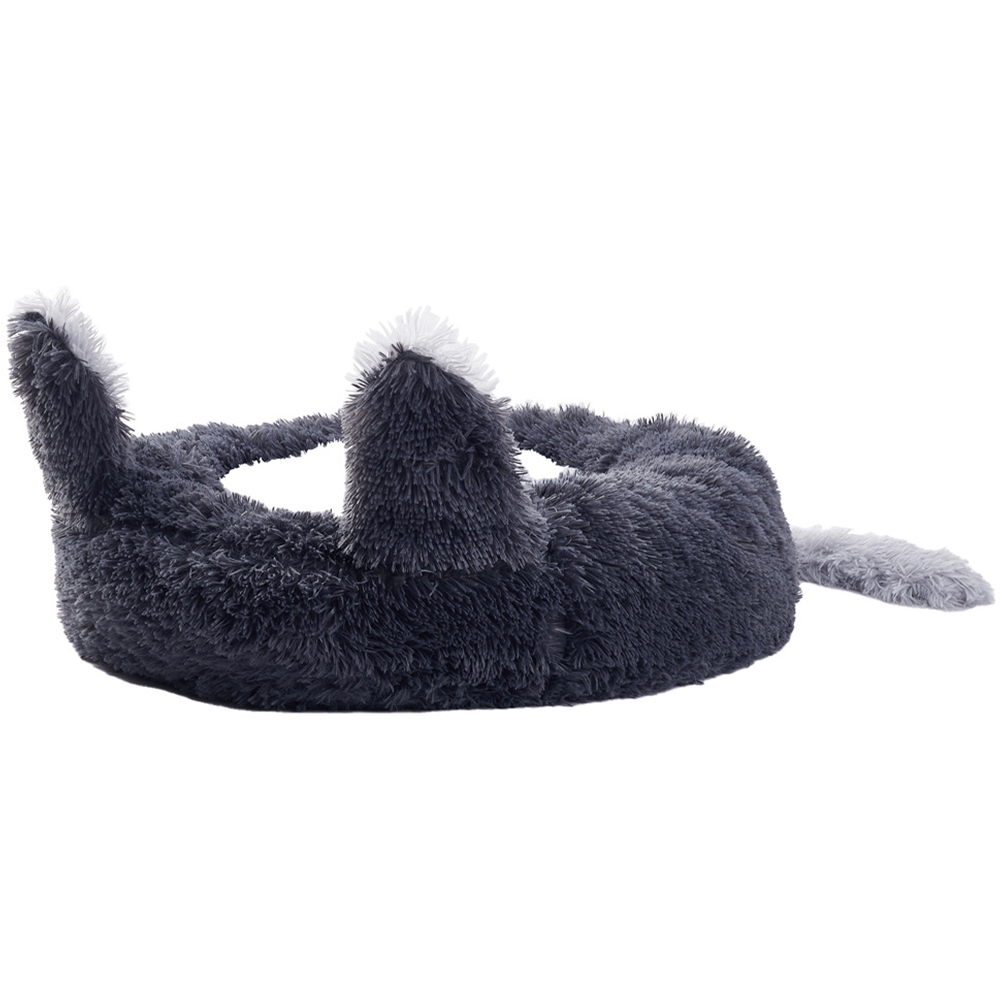 H&O Direct 2ft Grey Pet Calming Bed Image 3