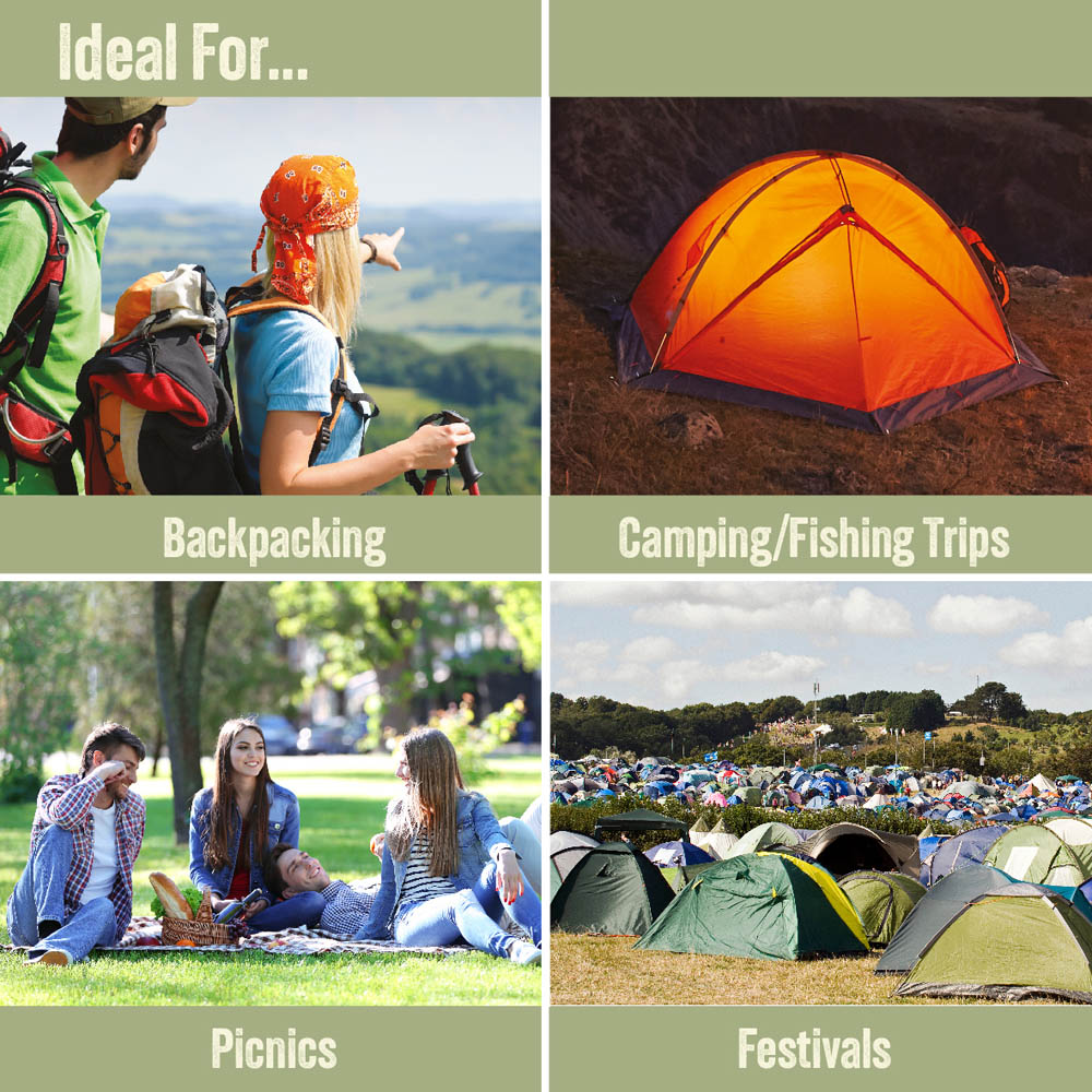 Milestone Camping Heavy Duty Folding Campfire Grill 55 x 30cm Image 8