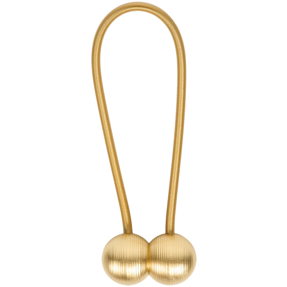 Metallic Ball Magnet Tieback Gold Image 2