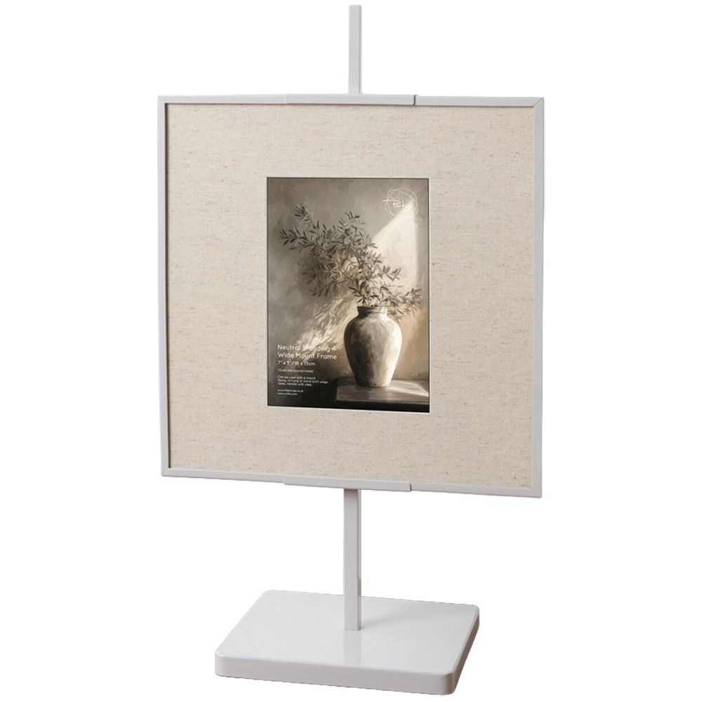 Standing Wide Mount Photo Frame Neutral 7 x 5 inch Image 1