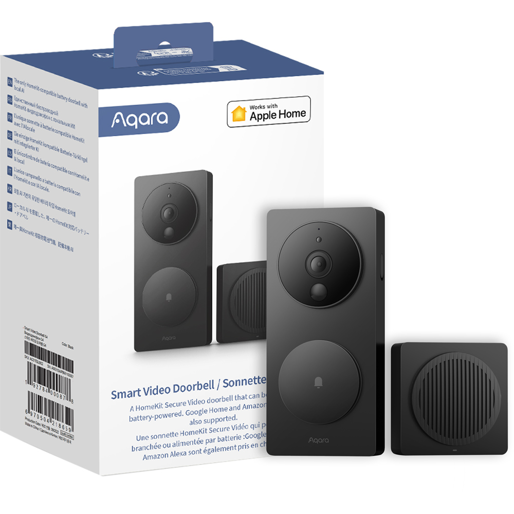 Aqara G4 Smart Video Doorbell with Facial Recognition and Chime Image 2