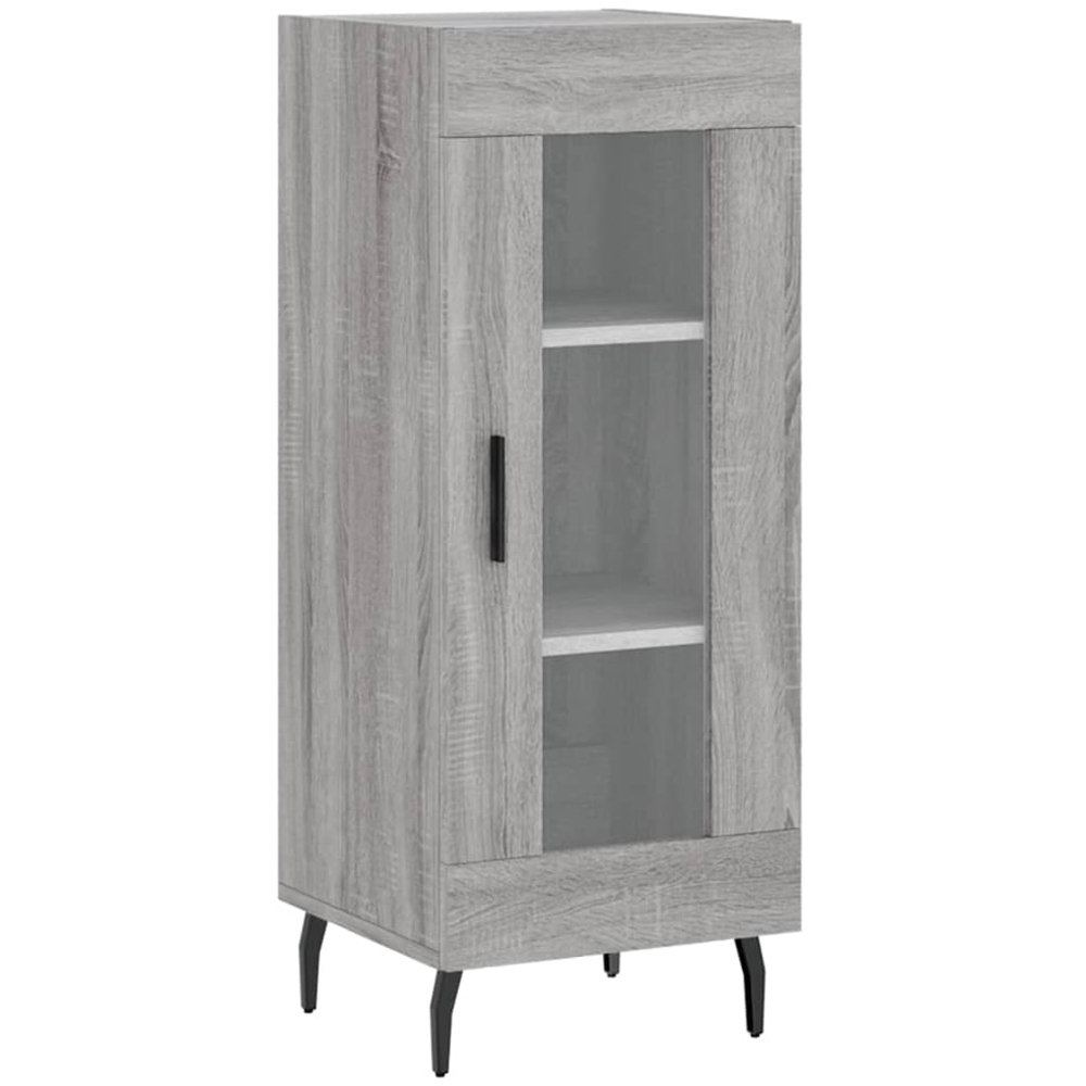 vidaXL 2 Door Grey Sonoma Highboard Image 5